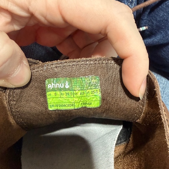 Ahnu Brown Leather Shoes - Picture 7 of 7